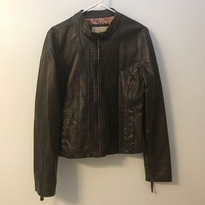 BKE Faux Leather Jacket - EUC
